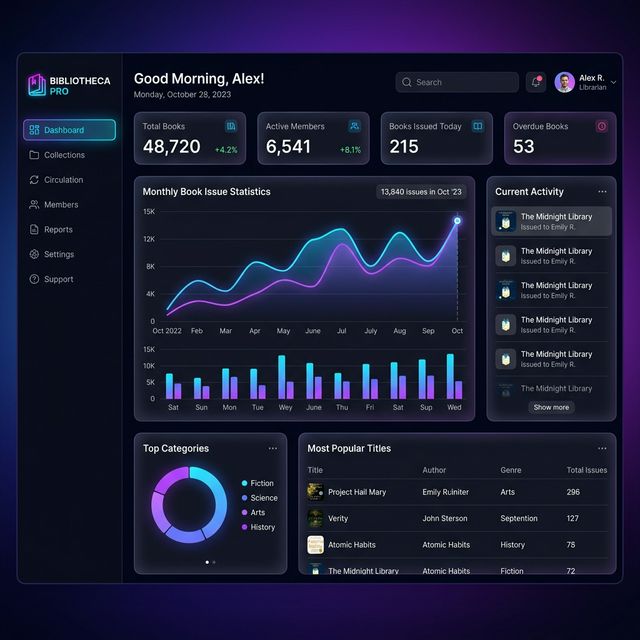 LMS Dashboard UI Preview